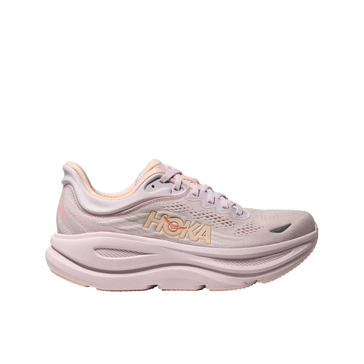 HOKA bondi 9 running shoes womens - pink