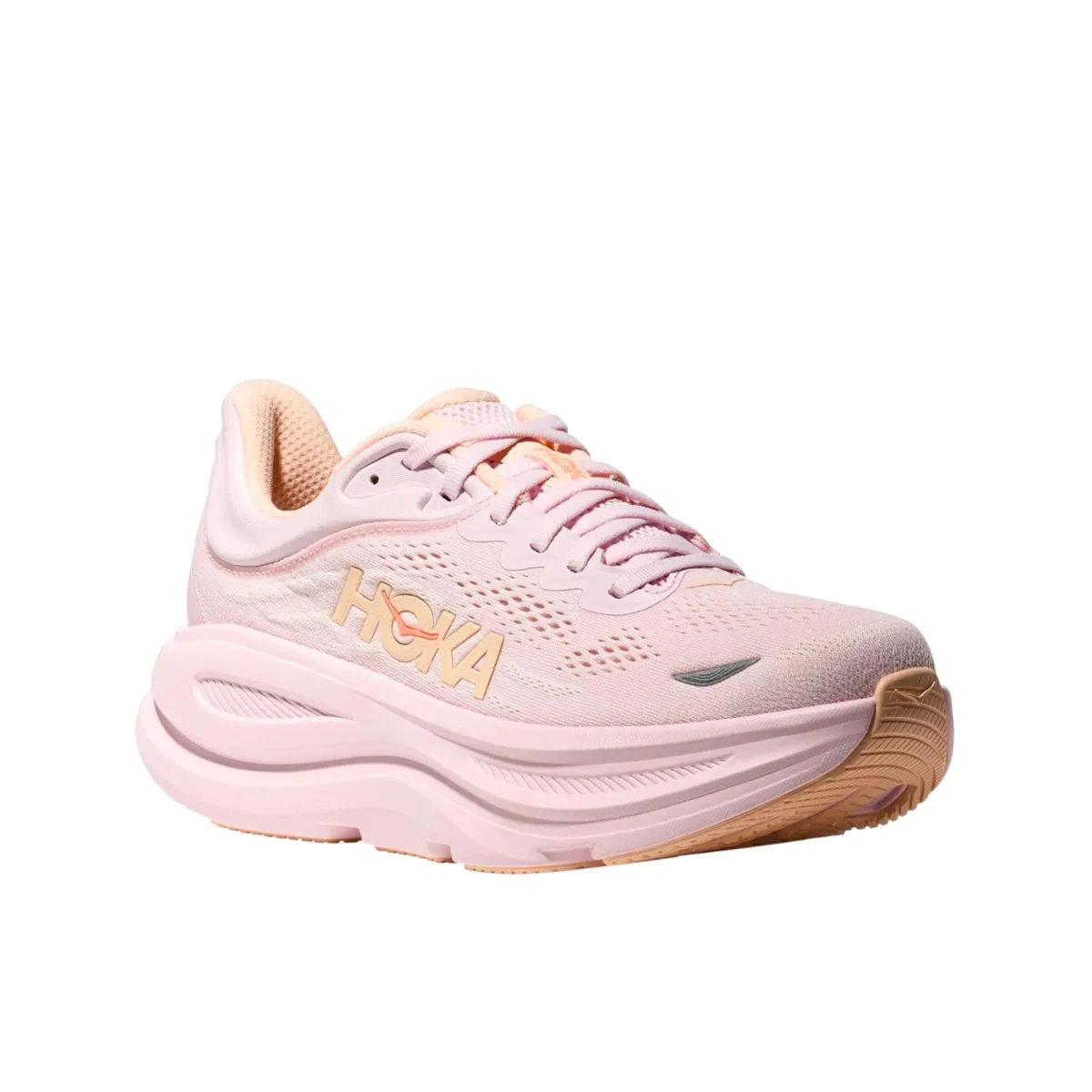 HOKA bondi 9 running shoes womens - pink - Gambar 2