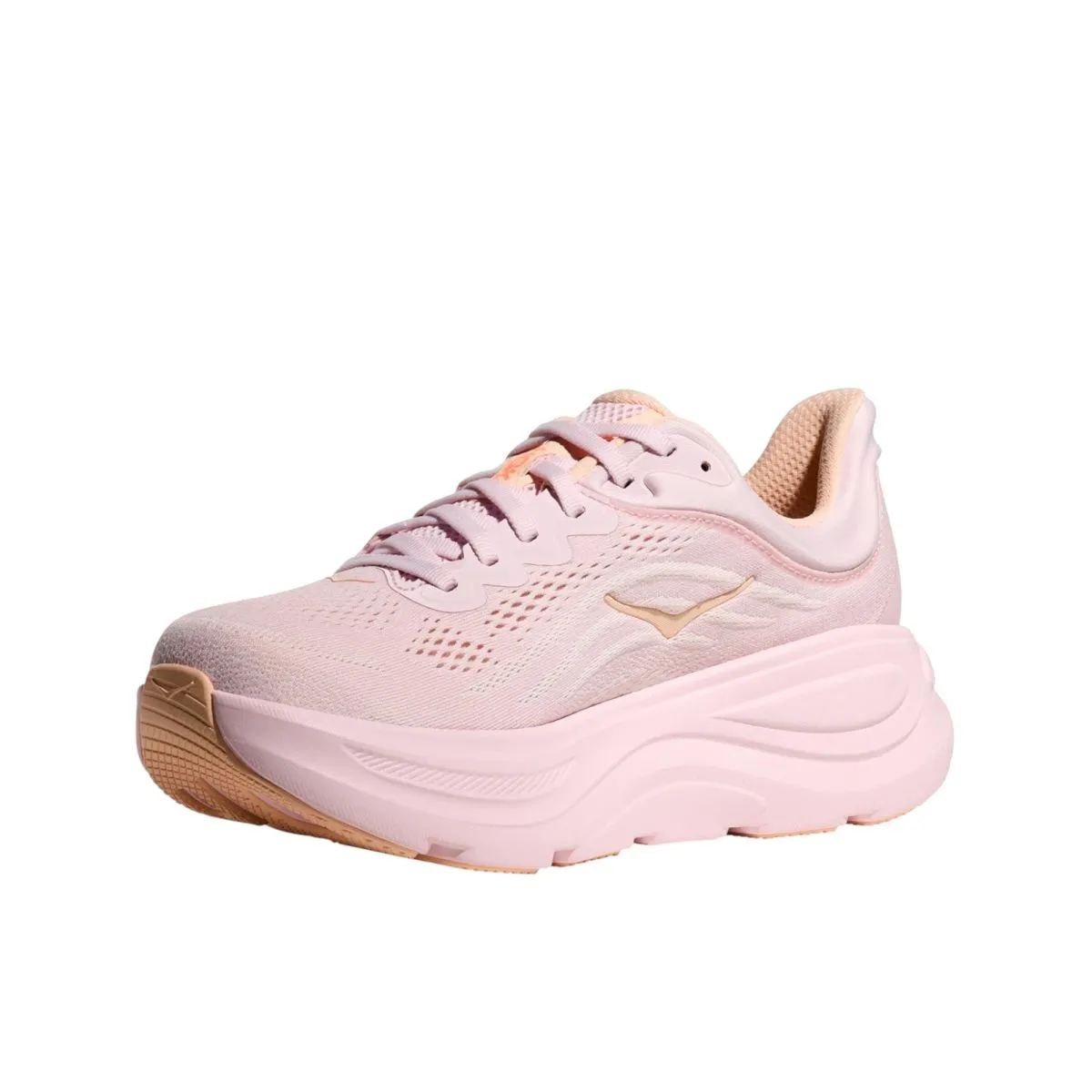 HOKA bondi 9 running shoes womens - pink - Gambar 3